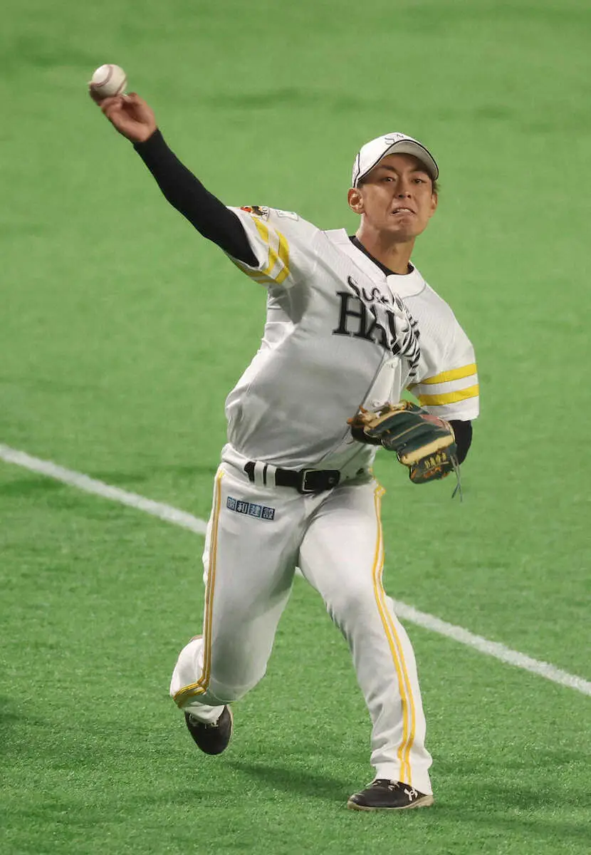 【画像・写真】ソフトバンク・今宮　プロ野球最長タイ記録狙う　13年連続開幕遊撃スタメンへ　「やるしかない」