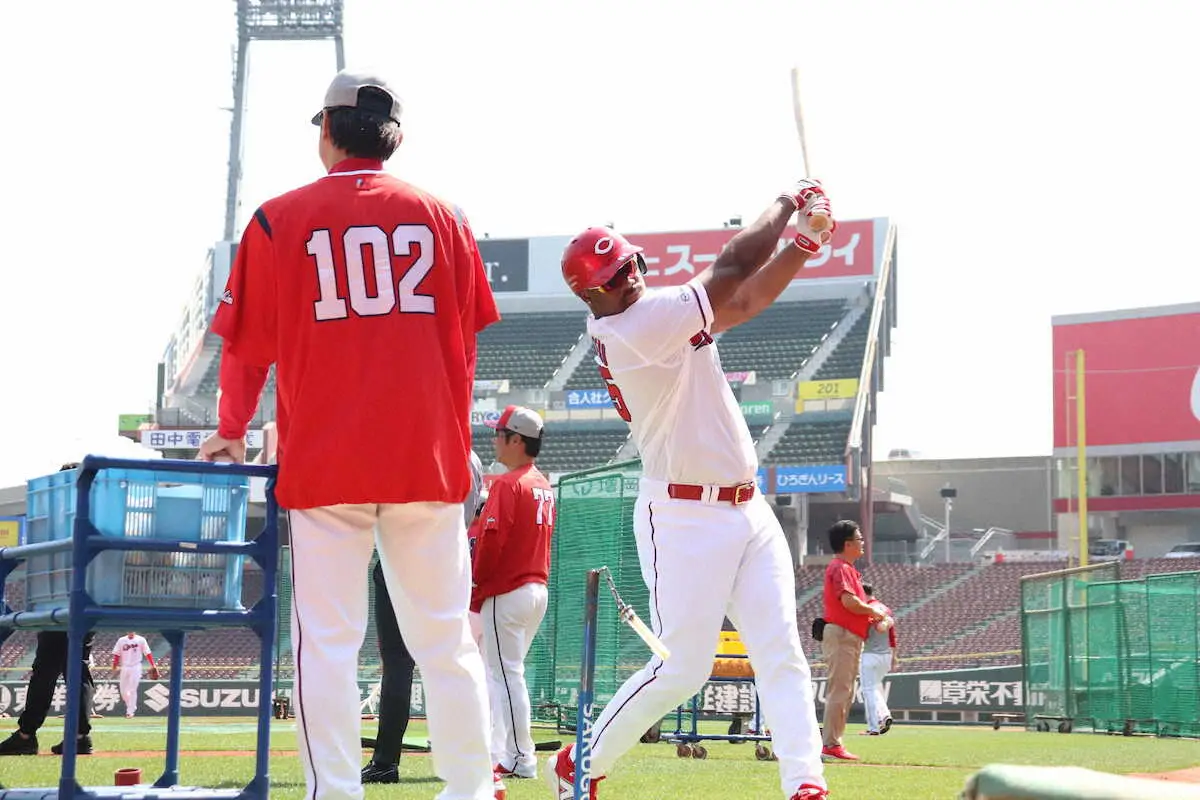 【画像・写真】広島・モンテロ　開幕4番弾へ意欲！来日1年目なら初快挙「もちろん打ちたい」
