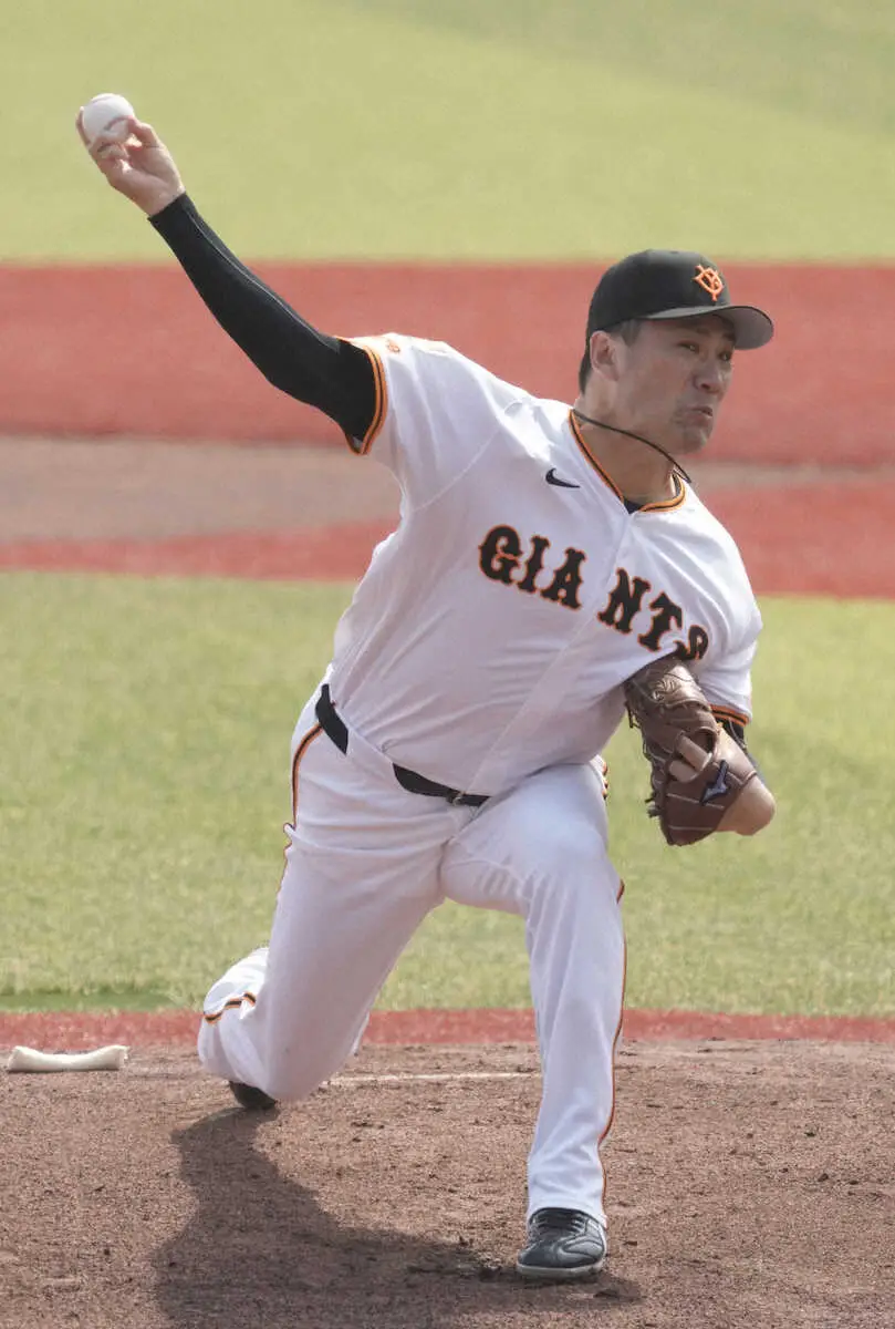 【画像・写真】巨人・田中将　オイシックスとの2軍戦で今季最長の5回を1失点　次戦は4・3中日戦へ