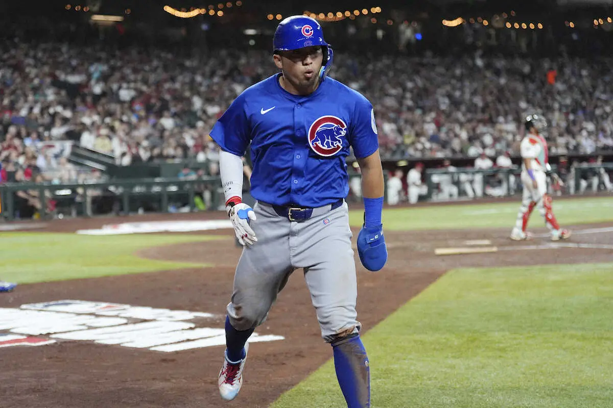 【画像・写真】カブスが今季初勝利　日本開幕S連敗も今季初2桁安打＆得点と打線爆発　鈴木誠也は13打席目で初安打