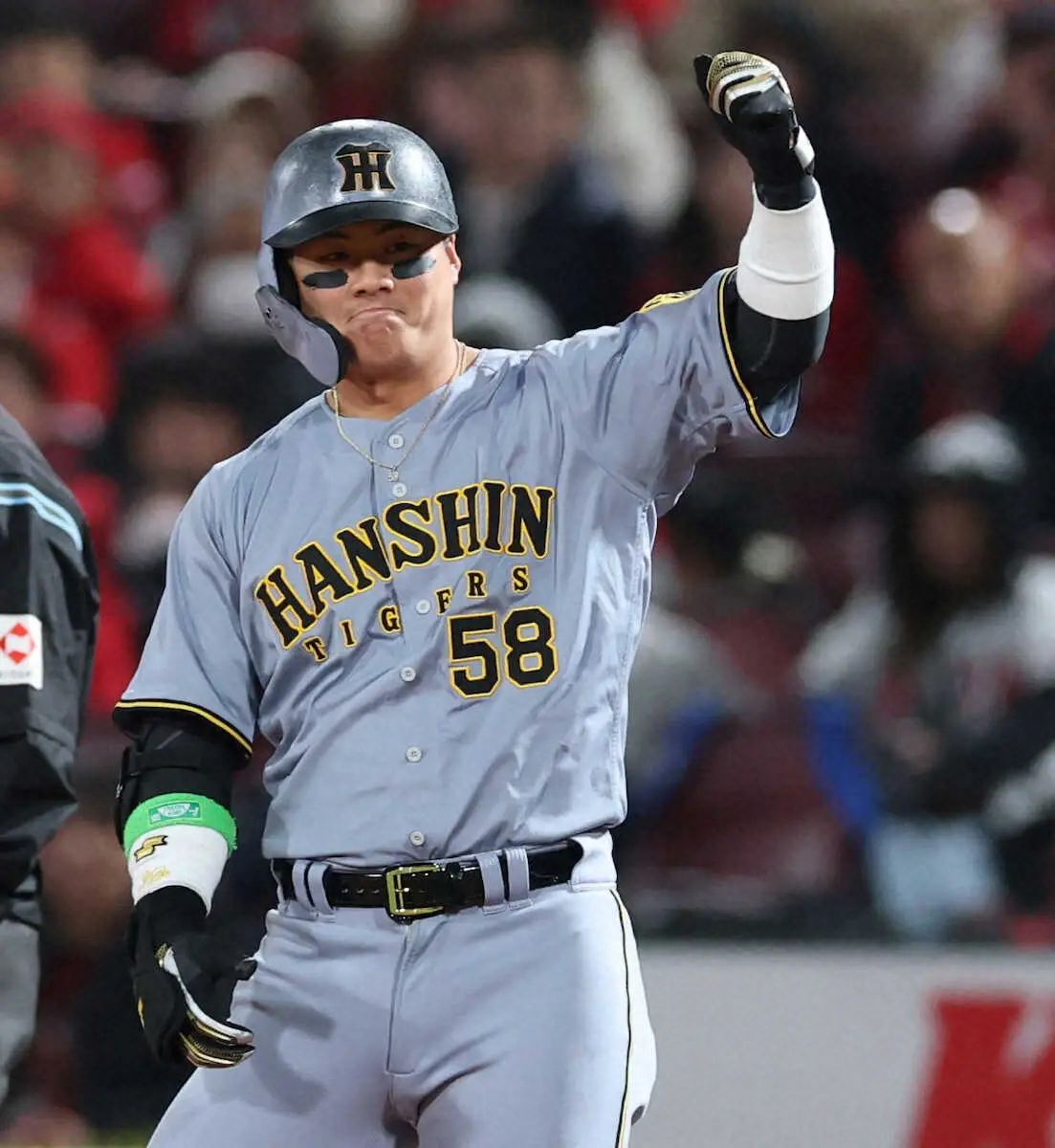 【画像・写真】阪神・前川　若武者の意地見せた！試合を決定づける一打放ち「だいぶホッとした」