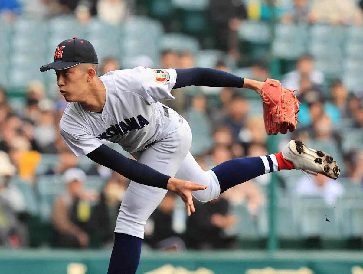【画像・写真】【センバツ】横浜・織田　指揮官金言「この試合がお前を怪物に」　力に変えて内角攻めた7回零封