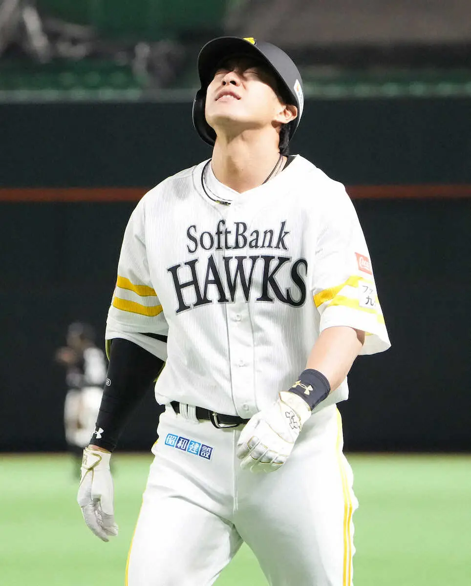 【画像・写真】ソフトバンク　昨季リーグ覇者が33年ぶり開幕2連敗　柳田の一時逆転の1号3ランも空砲…