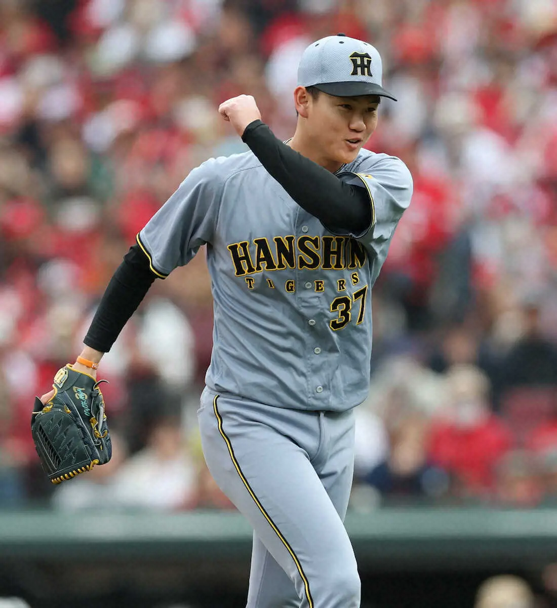 【画像・写真】阪神・及川、気迫の6球　勝負の分岐点となった5回2死満塁「もう開き直るしかないと」