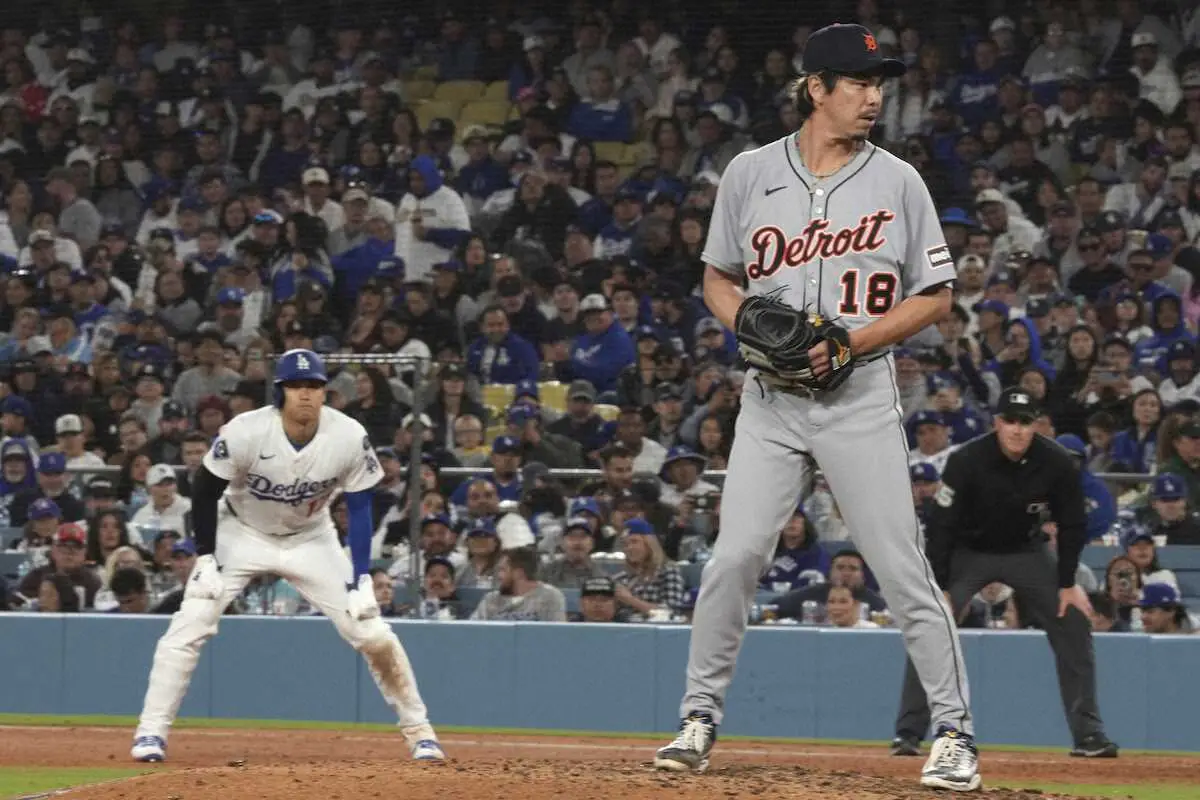【画像・写真】前田健太が今季初登板も2回2失点　対戦熱望していた大谷翔平にはストレートの四球から今季初盗塁も許す