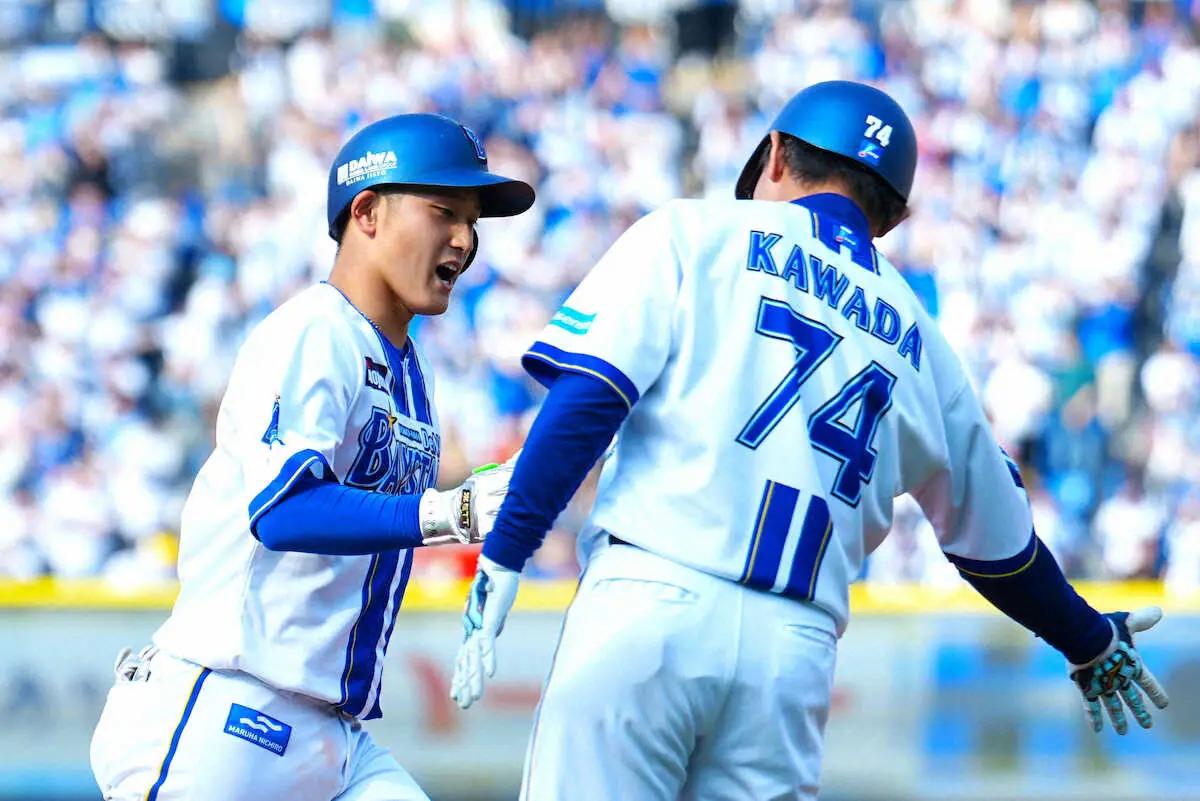 【画像・写真】DeNA・松尾　今季初スタメンで待望のプロ1号！「待ち望んでいた。本当にうれしい」