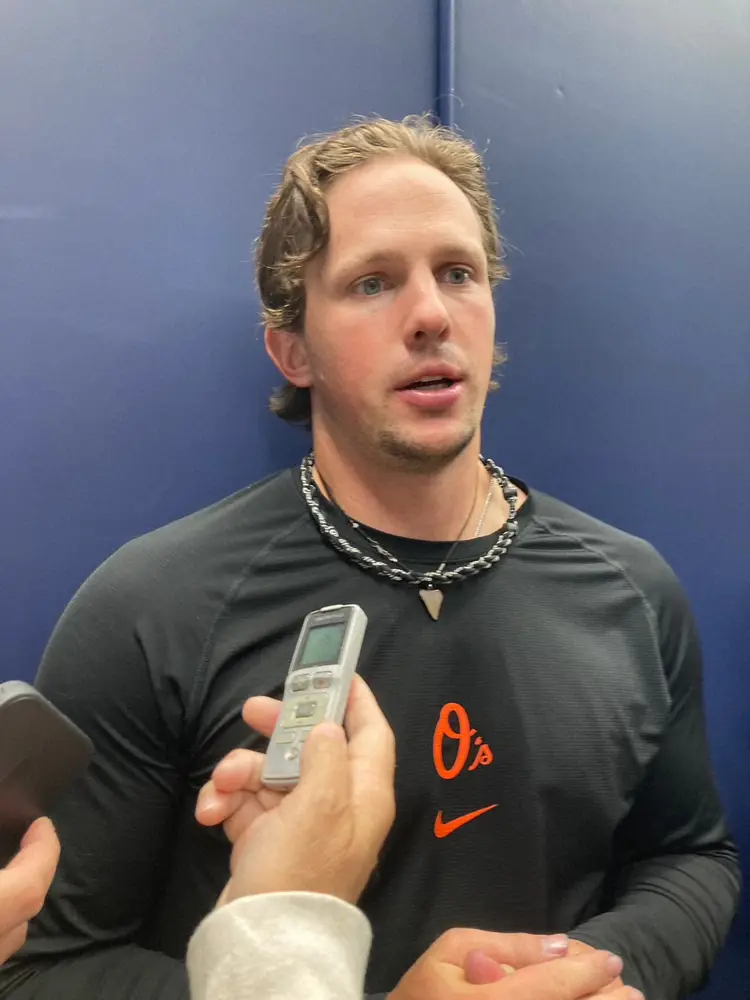 【画像・写真】オ軍正捕手ラッチマン「安定したところだった」菅野のけいれん悔やむも「楽しみ」今後もバッテリー熱望