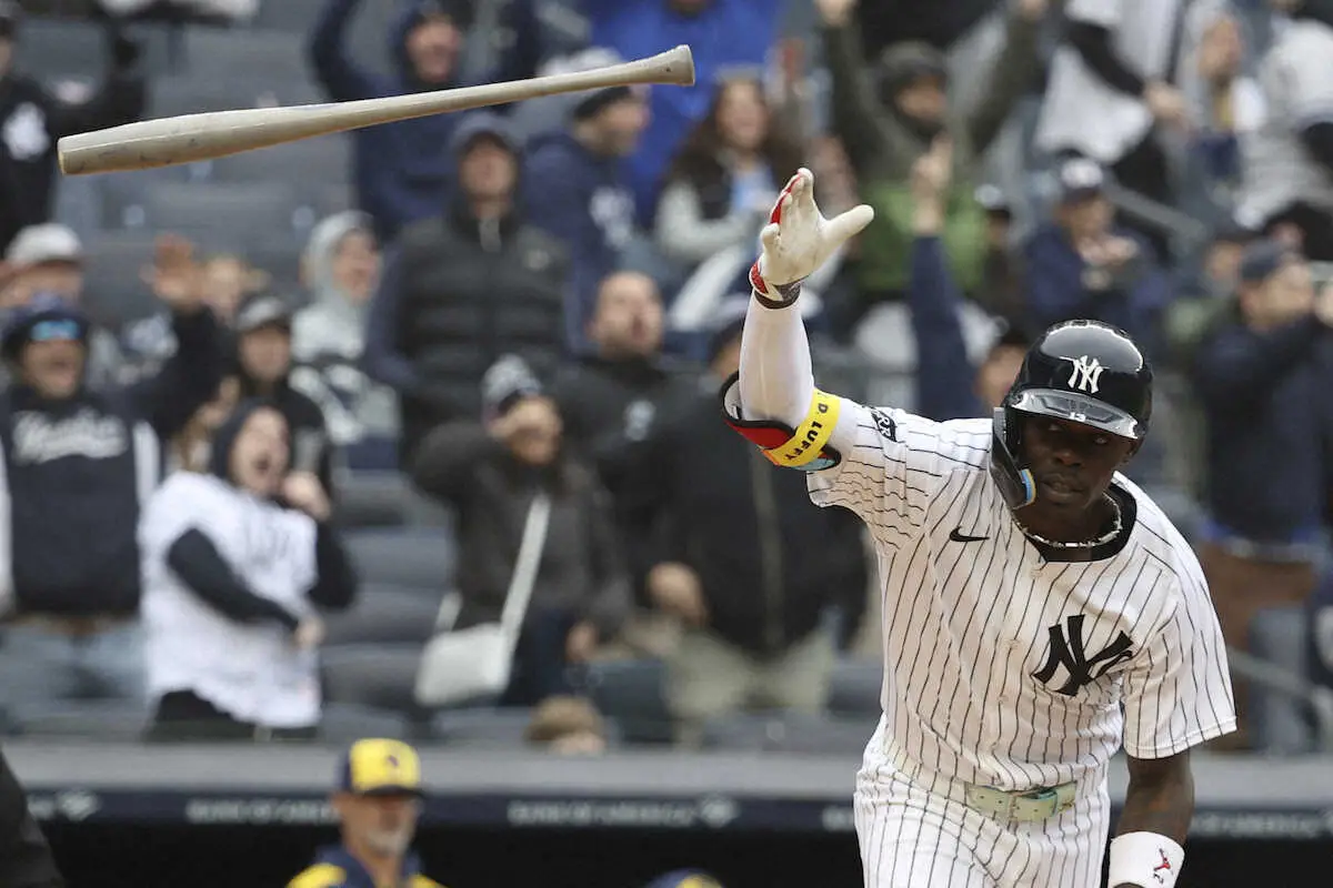 【画像・写真】ヤンキース「魚雷バット」で打線好調　歴代最多タイ開幕3戦15発　ジャッジは従来バットで4発