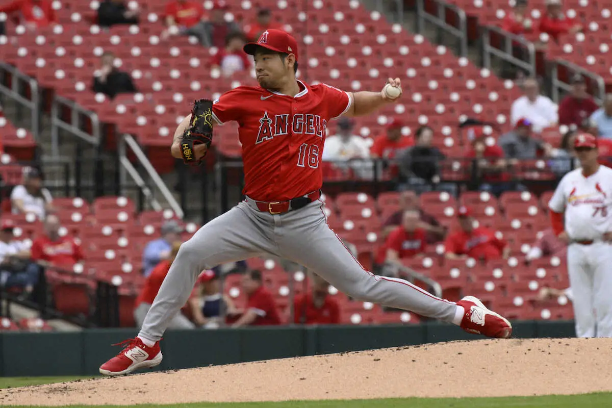 【画像・写真】エンゼルス・菊池雄星　2発被弾し6回3失点もオハピーの満塁弾で逆転　勝利投手の権利を得て降板