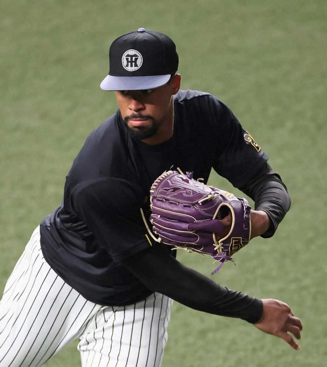 【画像・写真】阪神・デュプランティエ　来日初登板初先発へ最終調整「凄く楽しみ。体の状態も凄くいい」