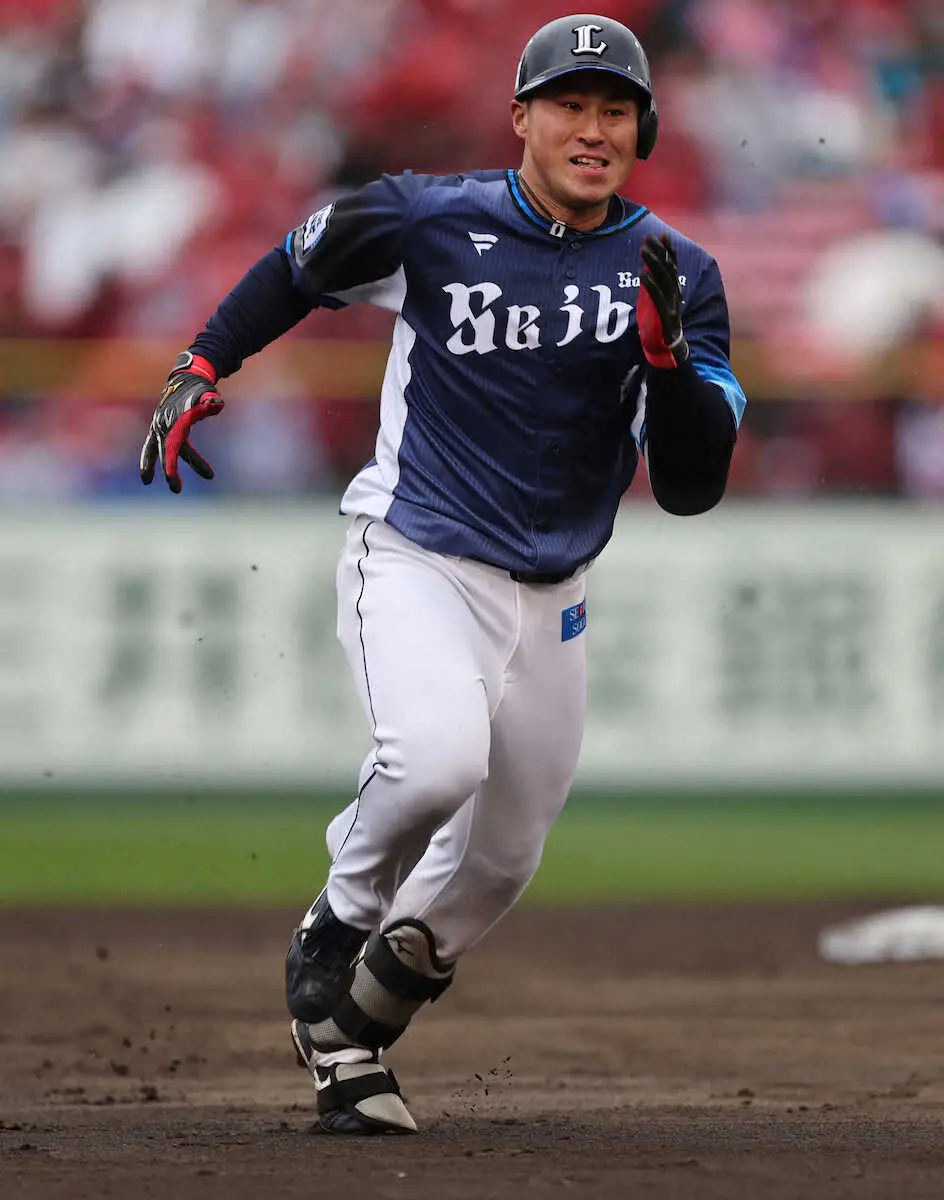 【画像・写真】西武ドラ2渡部聖弥が今季チーム初先制打＆レーザービーム　プロ初勝利目指す上田を攻守でサポート