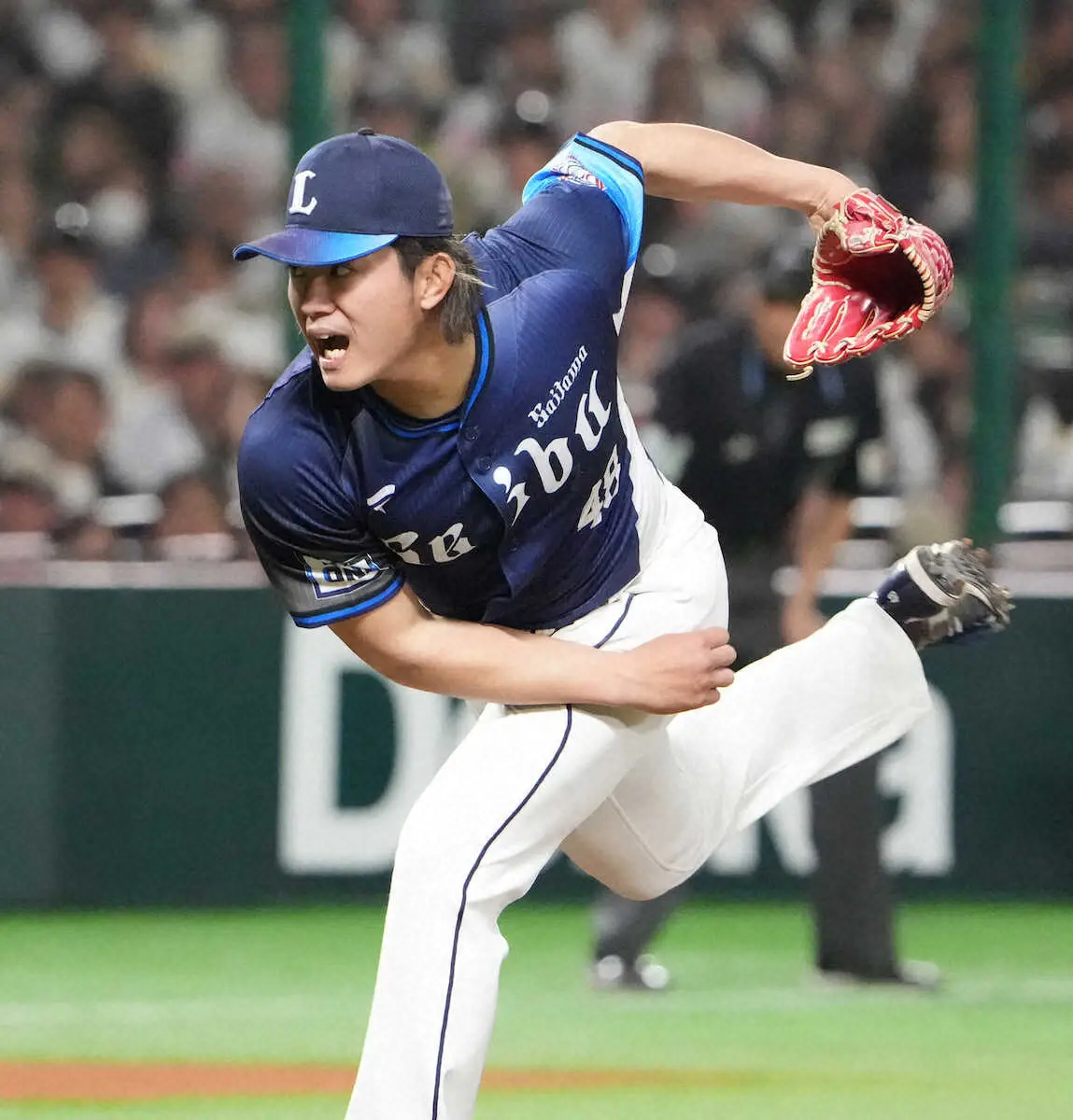 【画像・写真】西武・今井が今季初勝利　西口監督へ「早く初勝利をプレゼントしたい気持ちがあった」7回零封10K