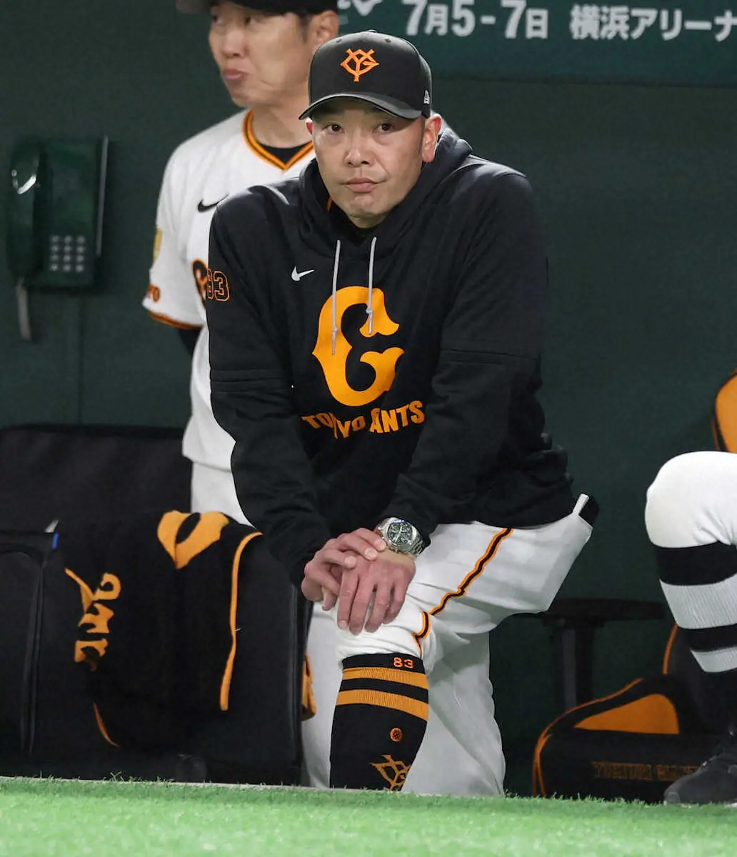 【画像・写真】巨人が阪神との今季初の伝統の一戦に完敗　戸郷が3回3失点KOで今季初黒星　9回甲斐の適時打も反撃遅く