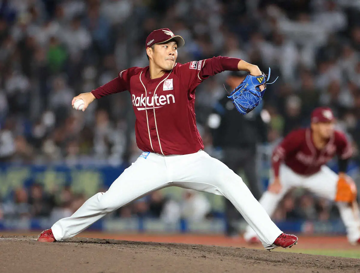 【画像・写真】楽天・則本が今季2セーブ目　移籍後初勝利の巨人・田中将大へ「200勝へあと2つ。しっかり応援したい」