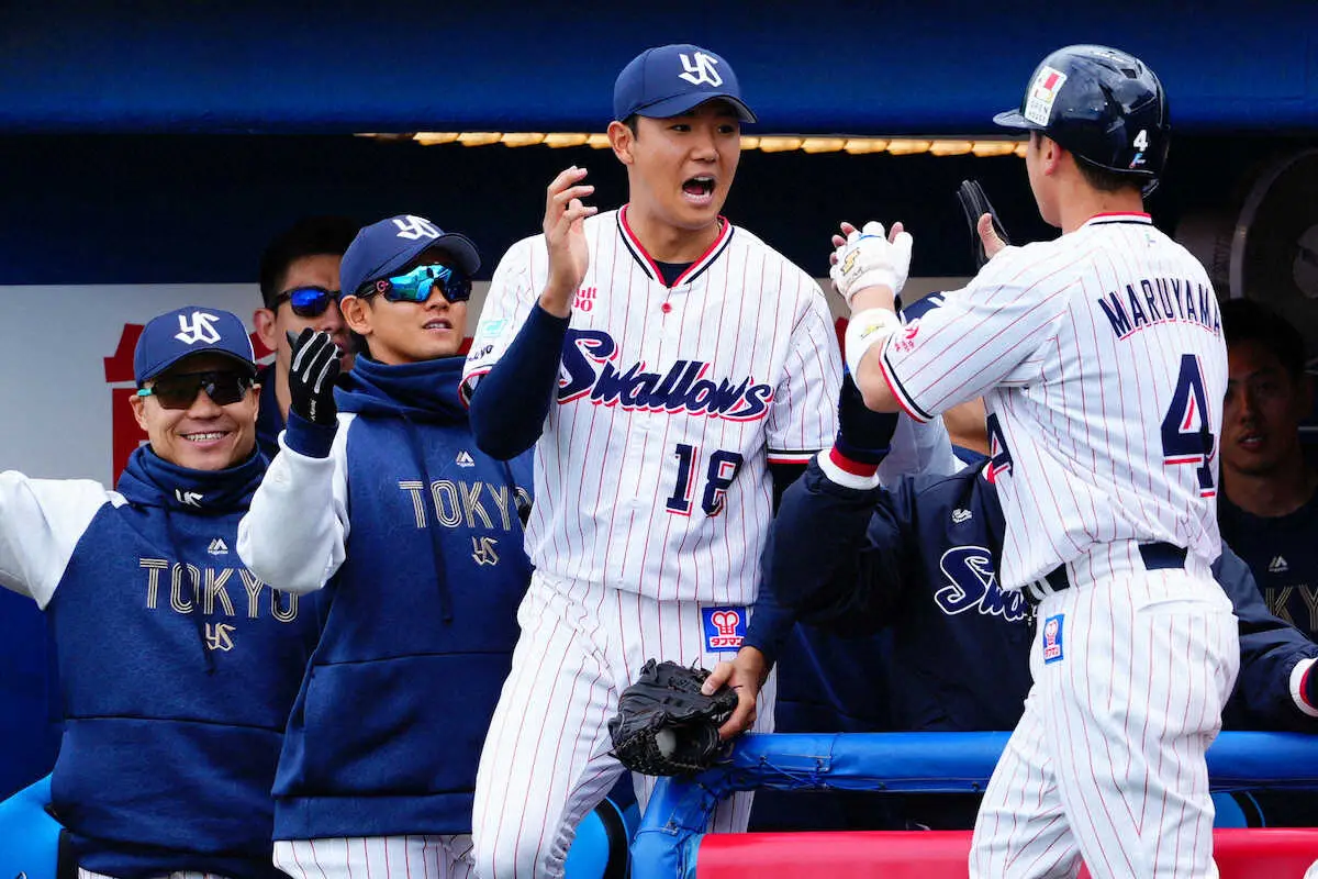 【画像・写真】ヤクルト連勝ストップ…シーソーゲーム競り負けで再び借金生活　山田2戦連発も空砲、奥川5回5失点KO