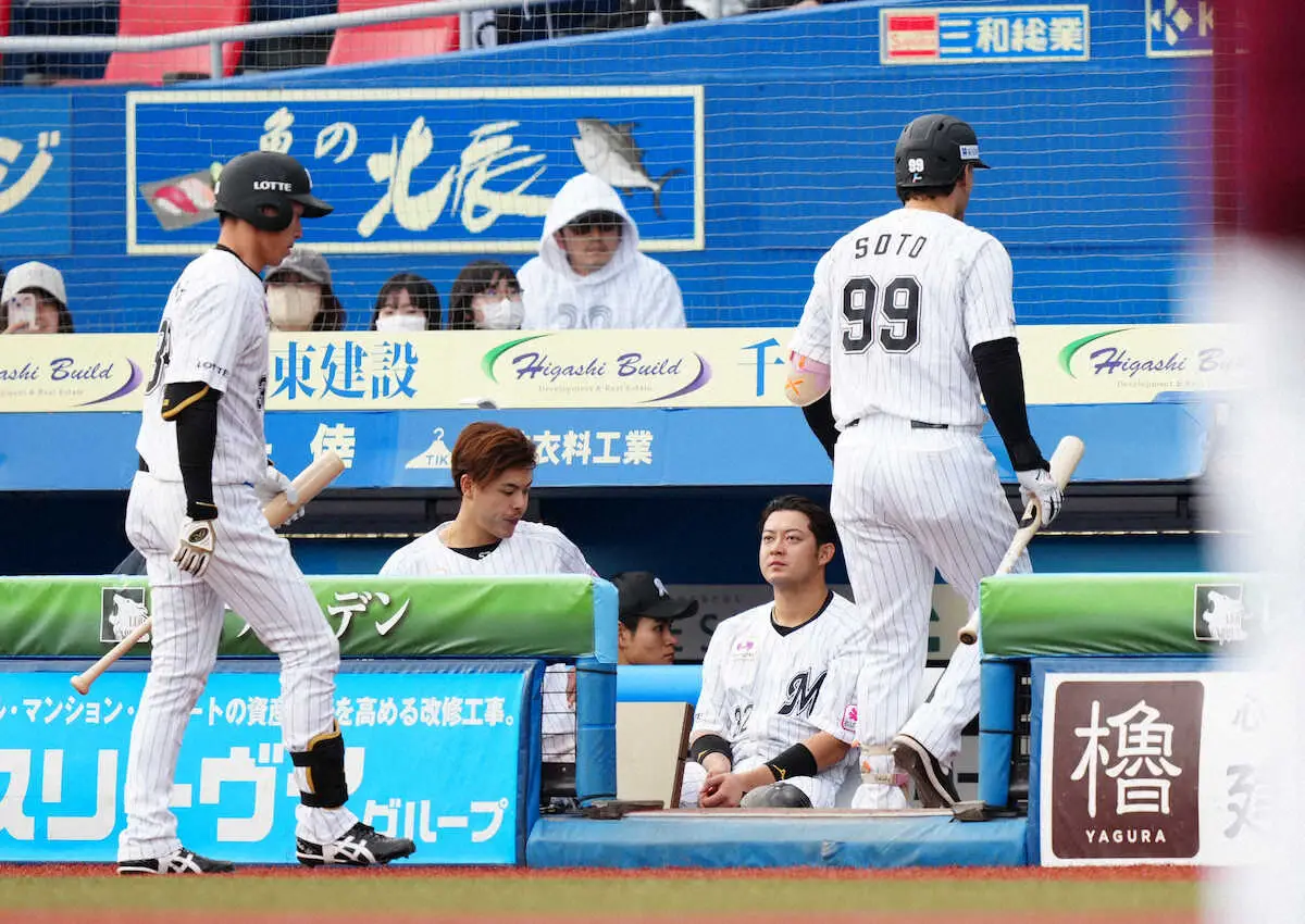 【画像・写真】ロッテ、楽天・古謝にわずか3安打　今季初の零敗で勝率5割に逆戻り