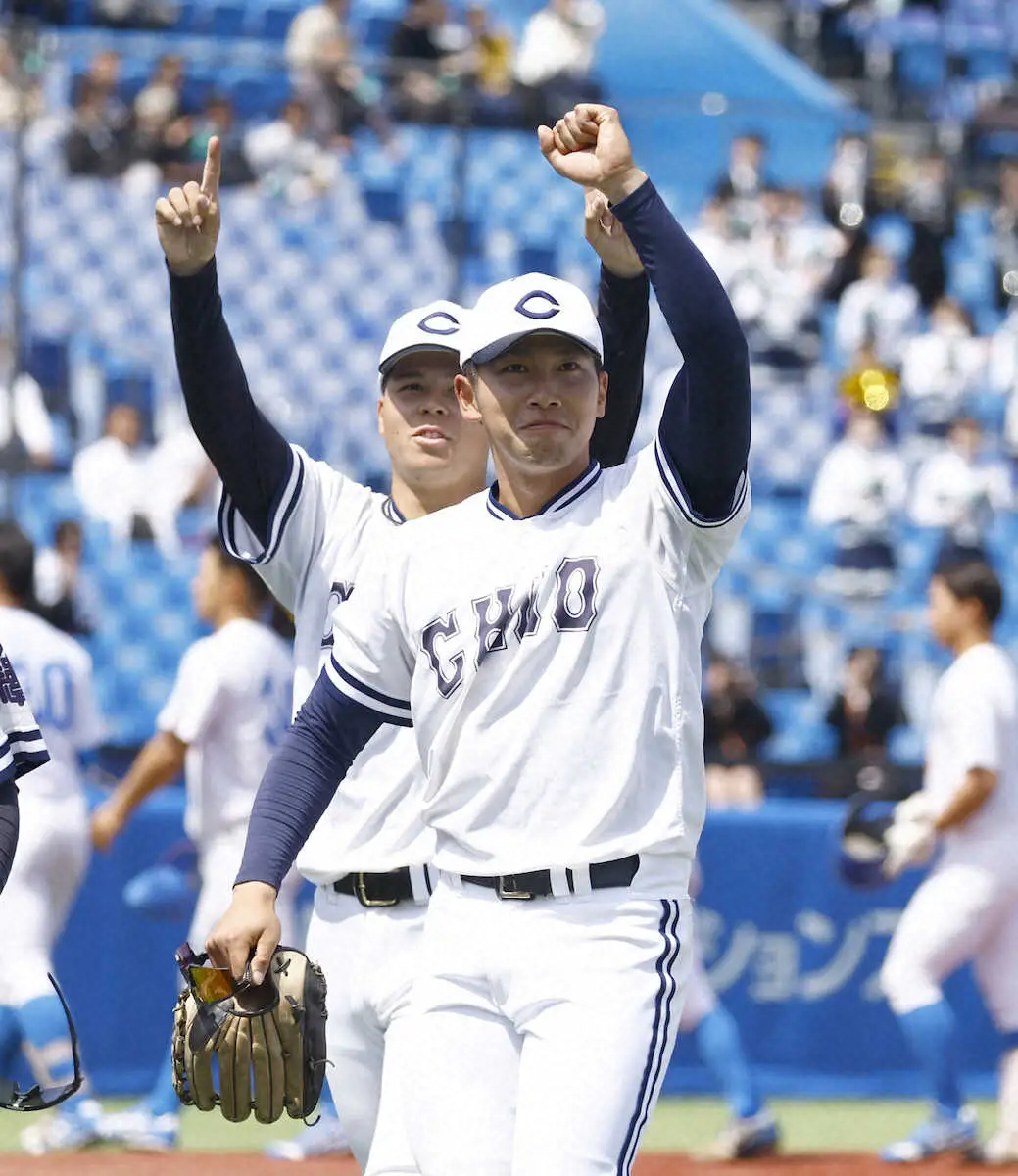 【画像・写真】19年秋以来の優勝へ快勝発進　中大・清水監督「繁永が明るい雰囲気をつくってくれた」