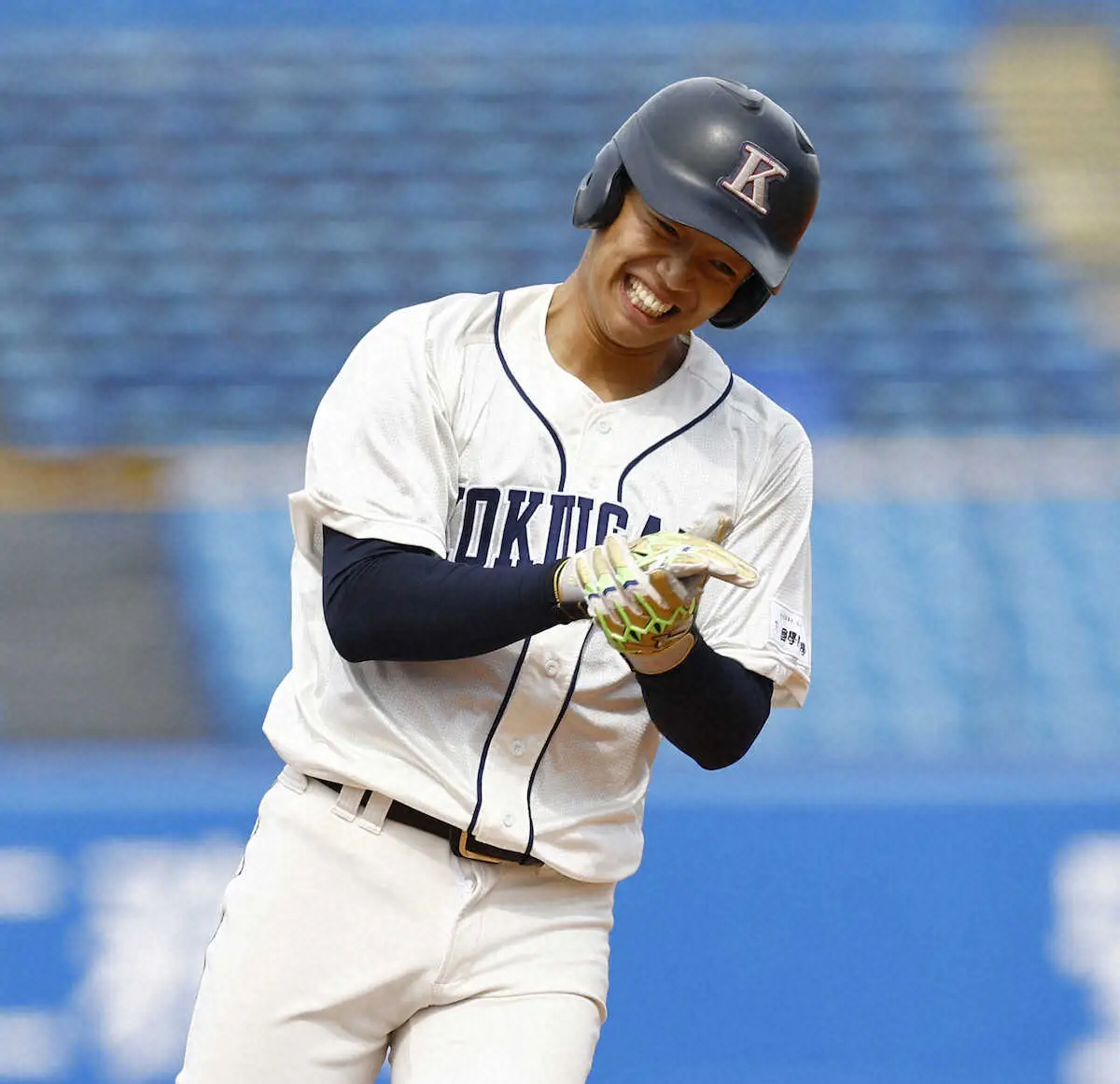 【画像・写真】国学院大・竹野　代打でリーグ戦初打席が決勝弾「必死過ぎて何も覚えていなくて」