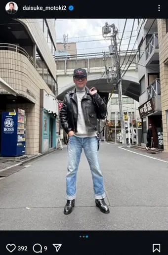 【画像・写真】“ドラマの撮影？”の声！激やせ元プロ野球選手のライダース姿披露に「かっけぇ」「イケオジにうっとり」