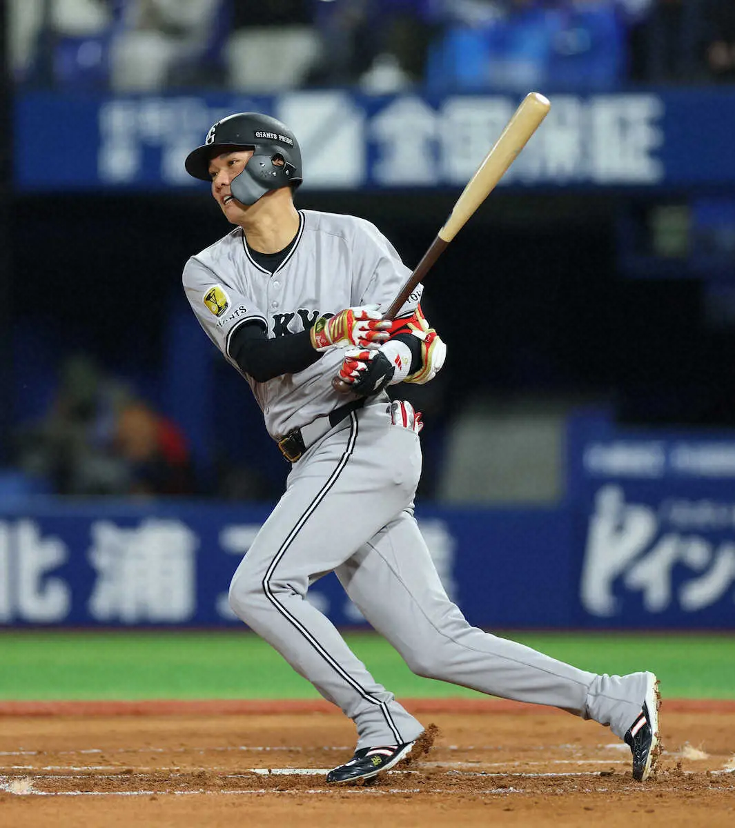 【画像・写真】巨人・坂本勇人が10打席ぶり今季2安打目　打率.053から.100に　3戦ぶりスタメン復帰