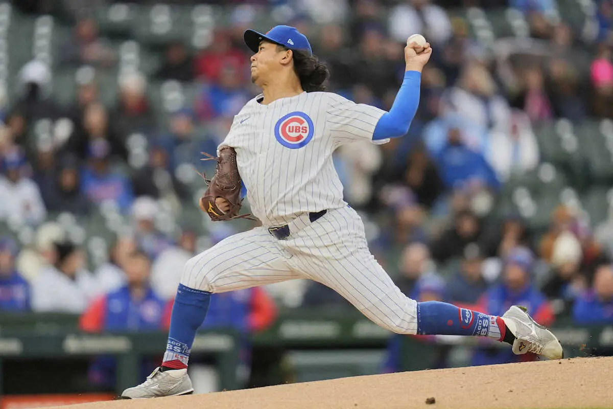 【画像・写真】カブス・今永　シカゴの風に泣く…今季4戦目で初黒星「もう少しやりようがあったと思う」