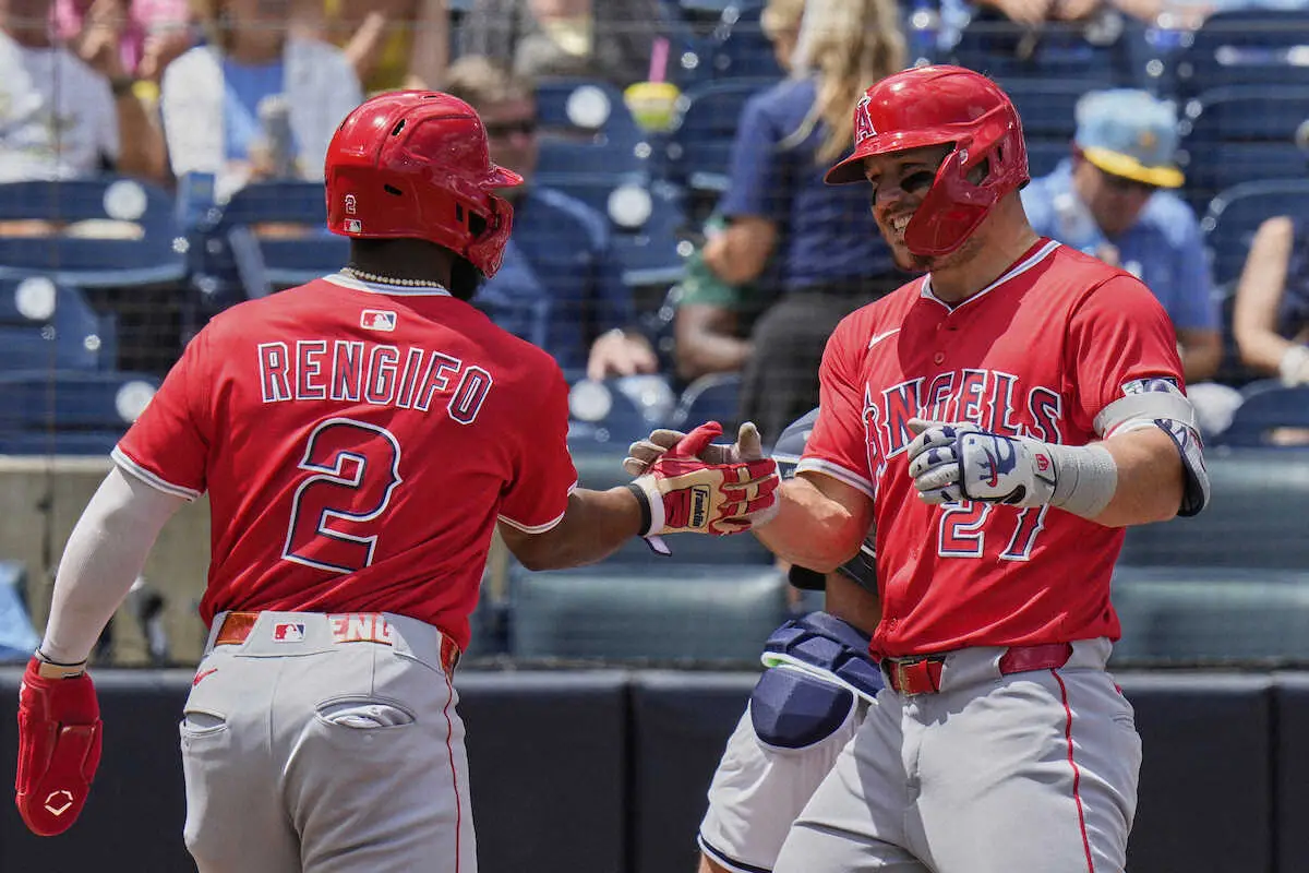 【画像・写真】エンゼルスが記録ずくめ6発で快勝！期待の大砲アデルが球団3人目の1イニング2HR　トラウトも2本塁打