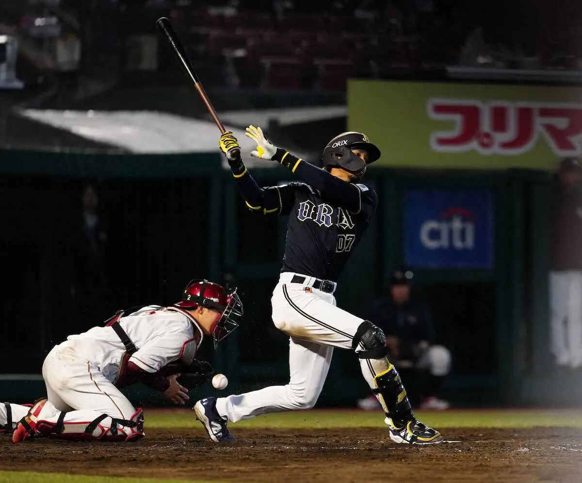 【画像・写真】ユニ忘れたオリックス・宗　太田パパの「107」で振り逃げ決勝点演出　2番・太田と“親子コンビ”8出塁