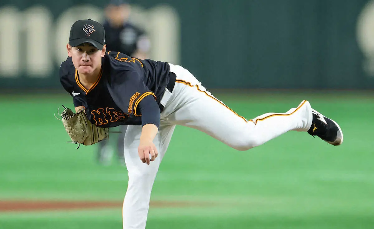 【画像・写真】巨人・井上温大が7回無失点の快投　今季初勝利の権利を得て救援陣にバトン託す