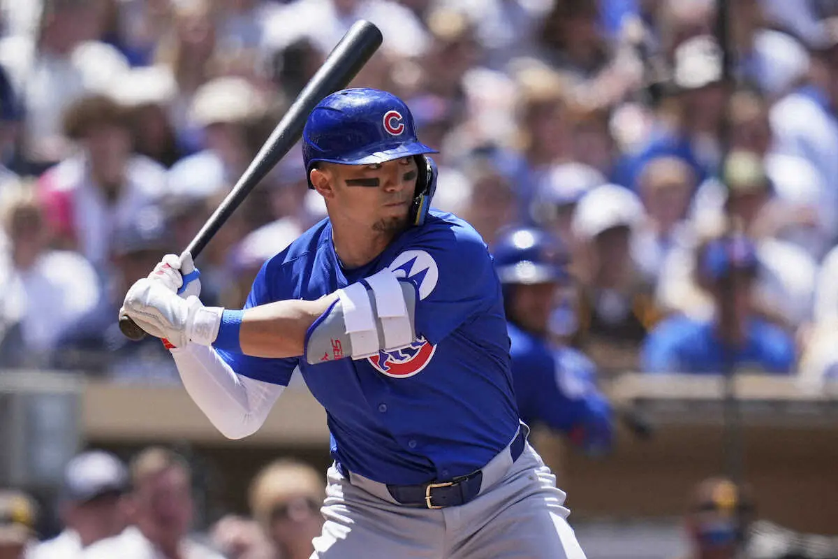 【画像・写真】カブス・鈴木誠也　4戦ぶり出場で1安打　右手首完治していないが「自分のスイングできた」