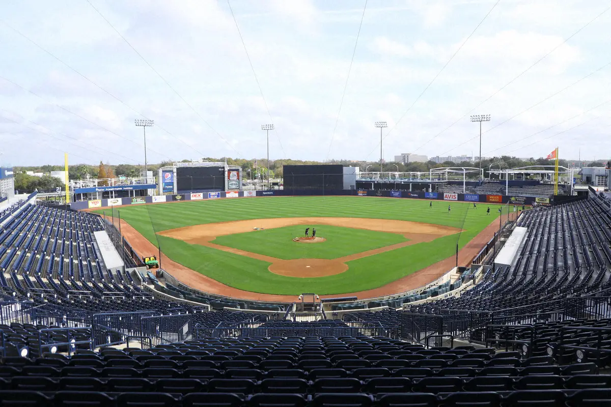 【画像・写真】敵地だけどホーム？　ヤンキースが春季キャンプ地の球場で公式戦白星　今季はレイズが本拠地として使用