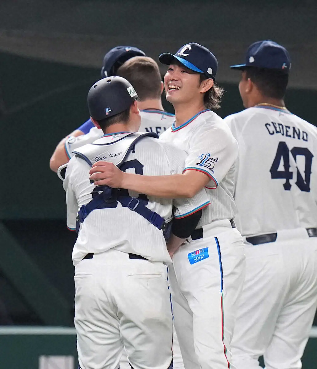 【画像・写真】西武　61年ぶり無安打有得点での勝利　今井が2勝目「全力で投げた」男泣きで371日ぶりの勝率5割復帰