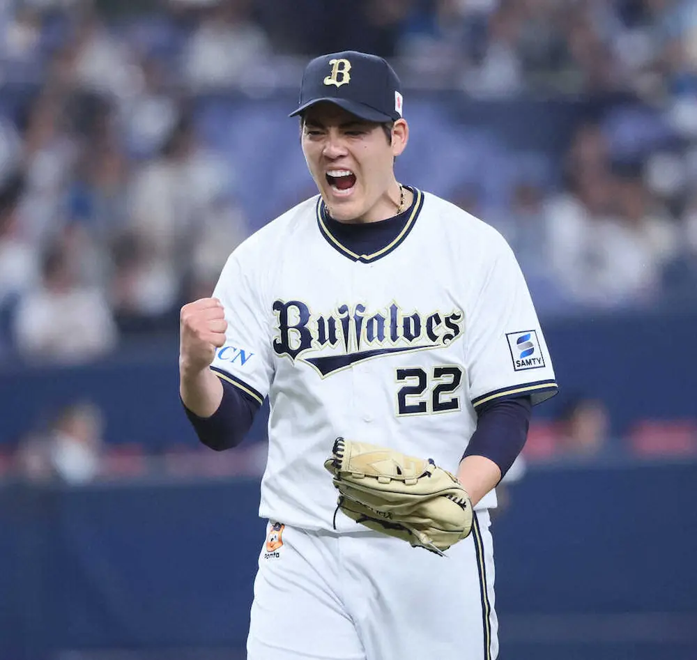 【画像・写真】オリックス・九里　チーム初完投！劇勝呼んだ　岸田監督が絶賛「あれだけ腕を振る。バケモンやと思う」