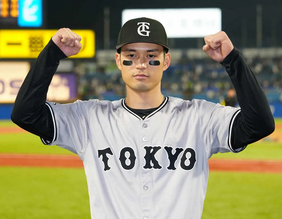 【画像・写真】巨人・若林楽人「体重がだいぶ減っちゃってた」スタメンで活躍する難しさ、重圧の中「何とか食らいつき…」