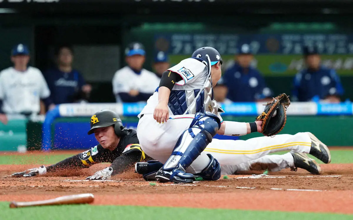 【画像・写真】ソフトバンクが5試合42イニングぶりに適時打の得点…チームは小久保政権下最長5連敗中