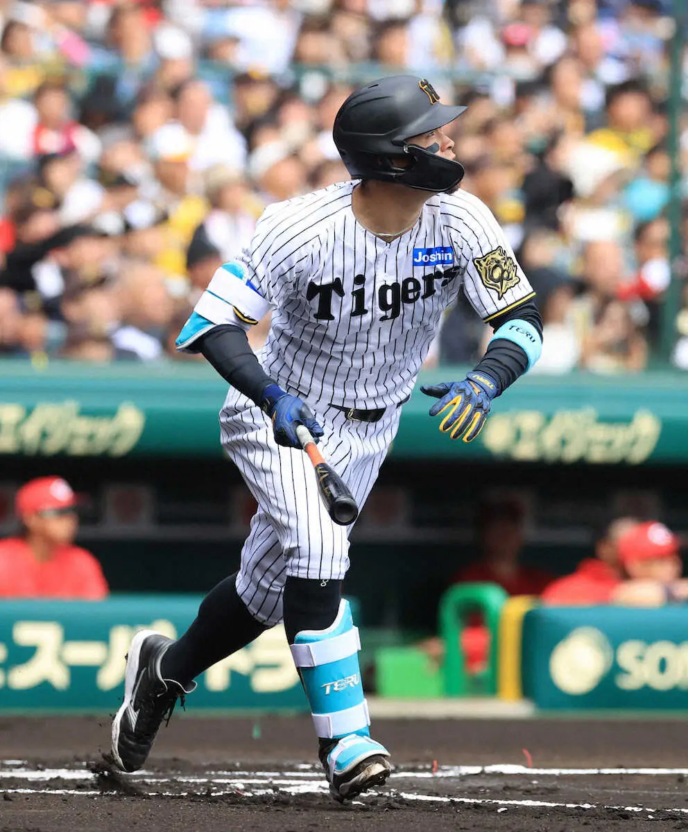 【画像・写真】阪神・佐藤輝が先制2ラン　プロ初勝利目指す先発・伊原を援護