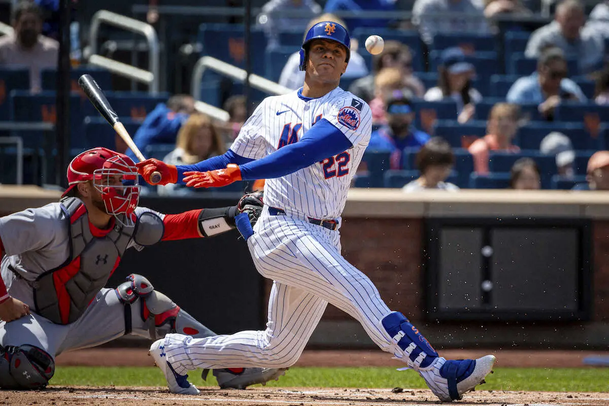 【画像・写真】MLB最高給選手のメッツ・ソト今季最多3打点　第1打席で「ピンと来た」復調気配でチーム4連勝に貢献