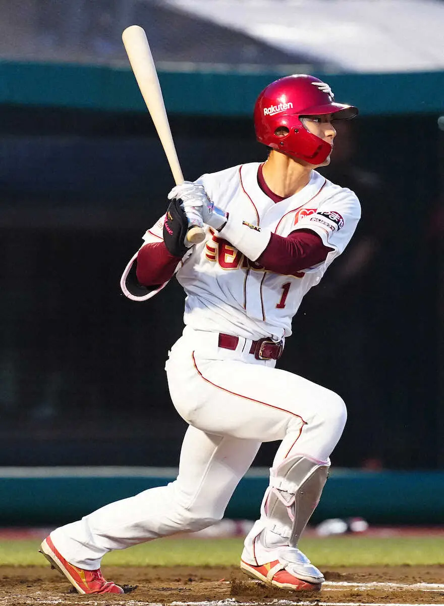 【画像・写真】楽天・宗山　球団新人最速10度目マルチへ　初エスコン2連戦に期待