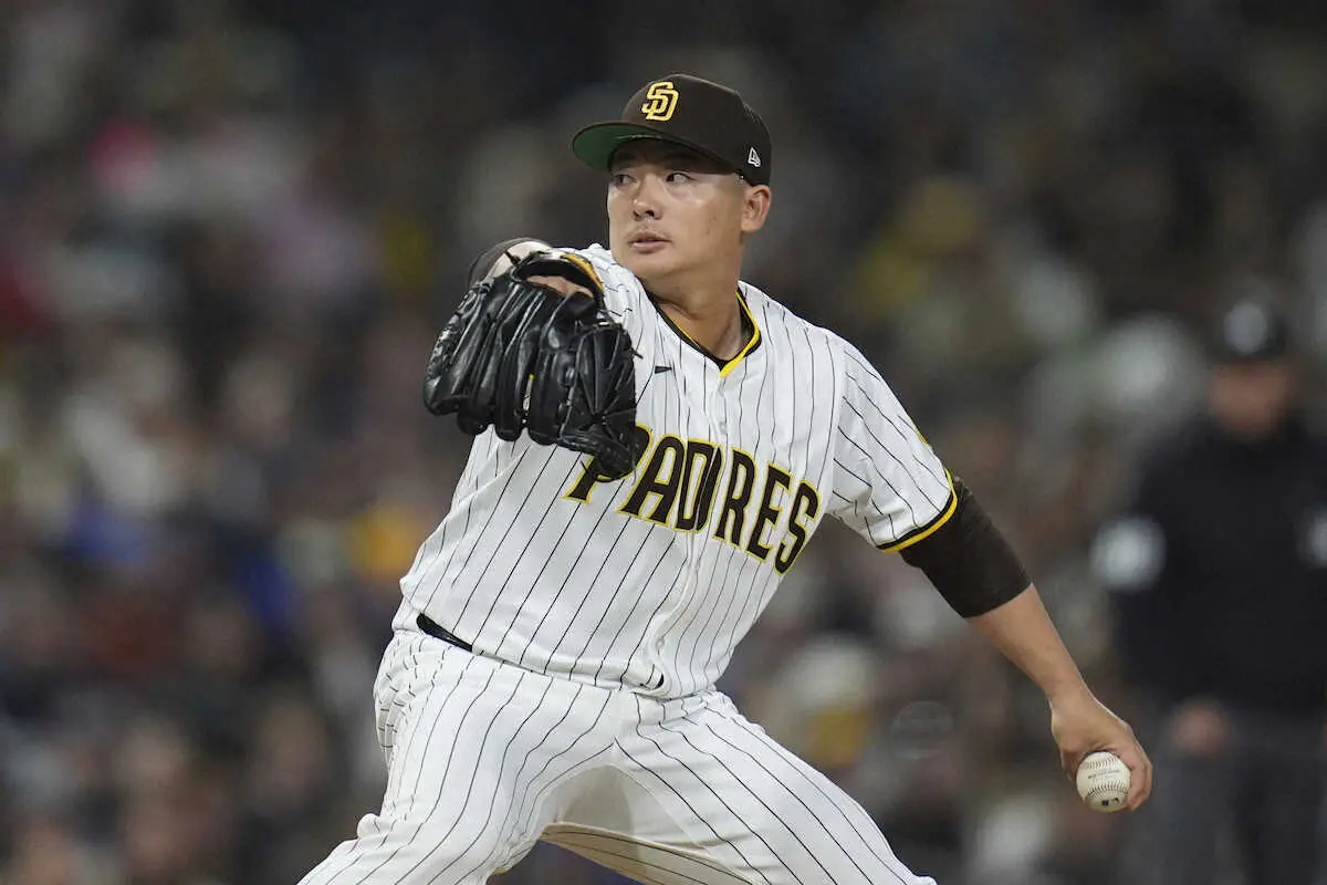 【画像・写真】松井裕樹が登板3試合ぶり無失点　2回2安打も本塁踏ませず防御率1・80　パドレスは敗戦