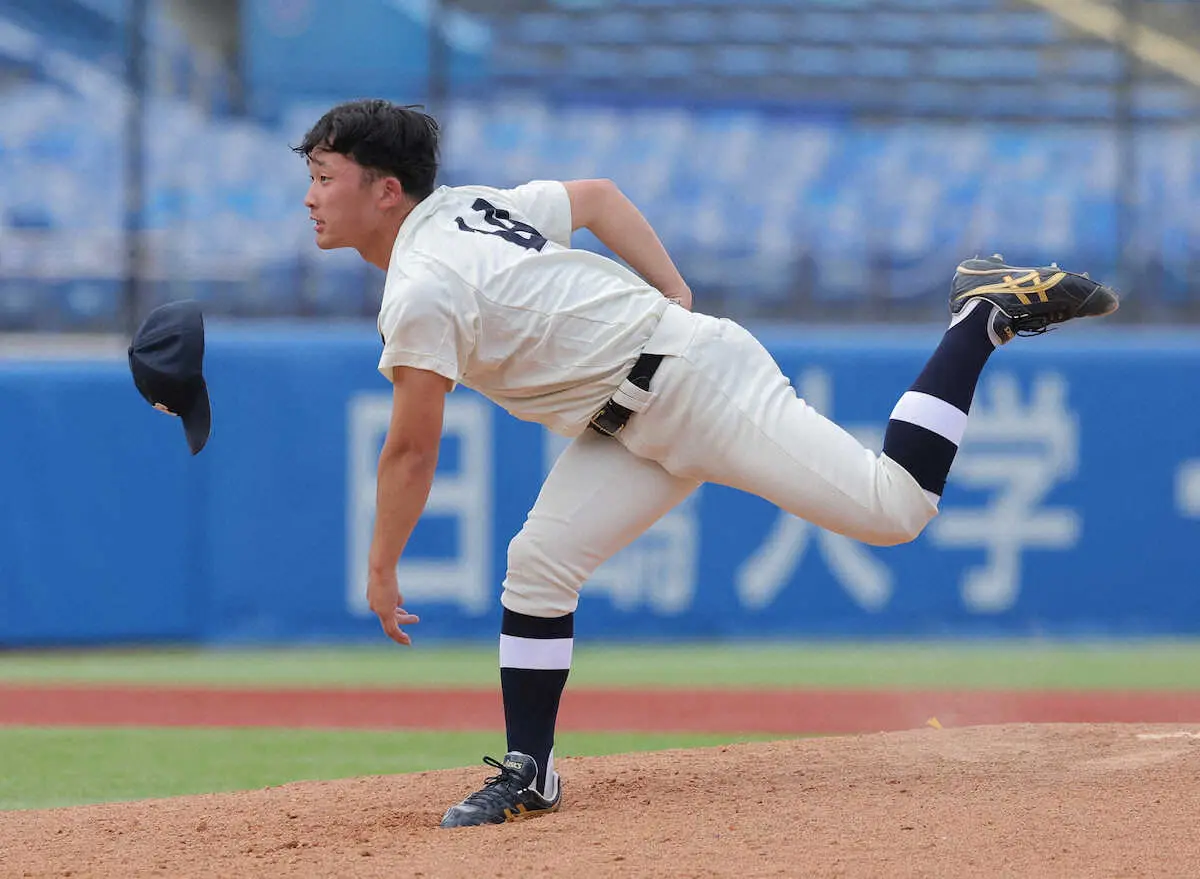 【画像・写真】東洋大・馬庭が神宮初登板、白星はお預けも“健投”　昨夏甲子園8強・大社のエース