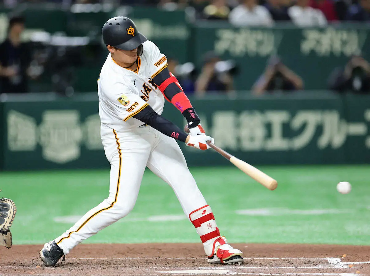 【画像・写真】巨人・増田陸　今季初打席で3年ぶり安打「情けないですけど、それでも必死にやってきて…」