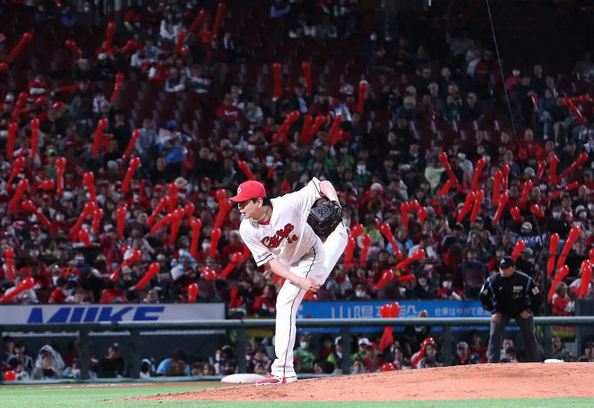 【画像・写真】広島・大瀬良　マツダ単独最多46勝目！マエケン超えの今季初勝利「まだまだ名前を残せたら」