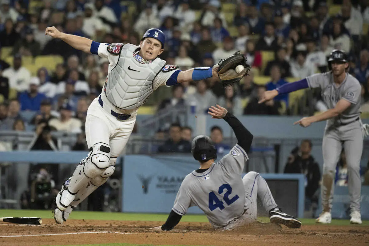 【画像・写真】ドジャース・スミスが左手首痛で欠場　前日負傷し「痛みが残っている」と指揮官　リーグ2位の打率・350