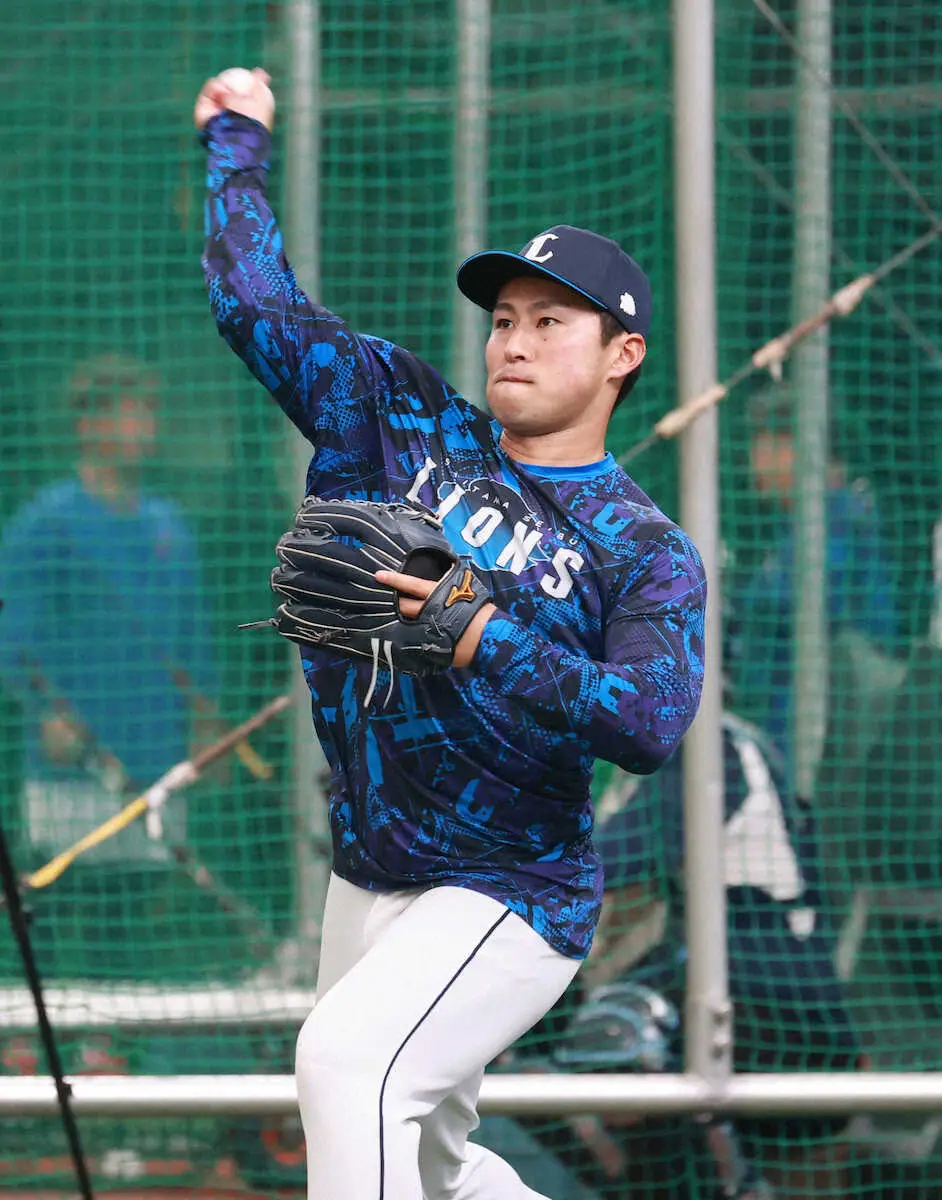 【画像・写真】西武ドラ2渡部聖を1軍登録　右足首の捻挫完治　打線の起爆剤として期待