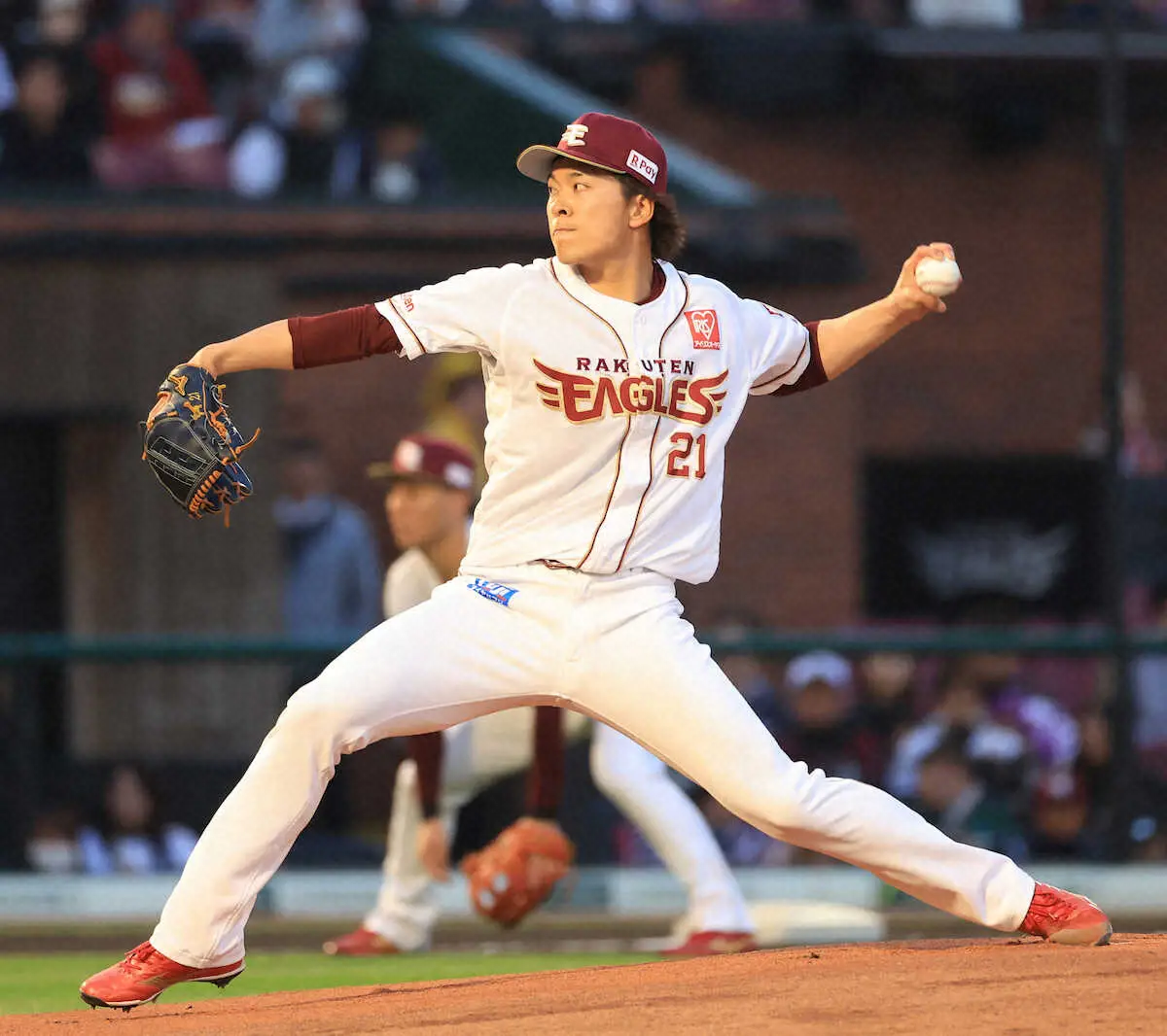 【画像・写真】楽天・早川　11Kも連勝4で止まる　48歳誕生日指揮官「選手たちは仕事をしようとしている」