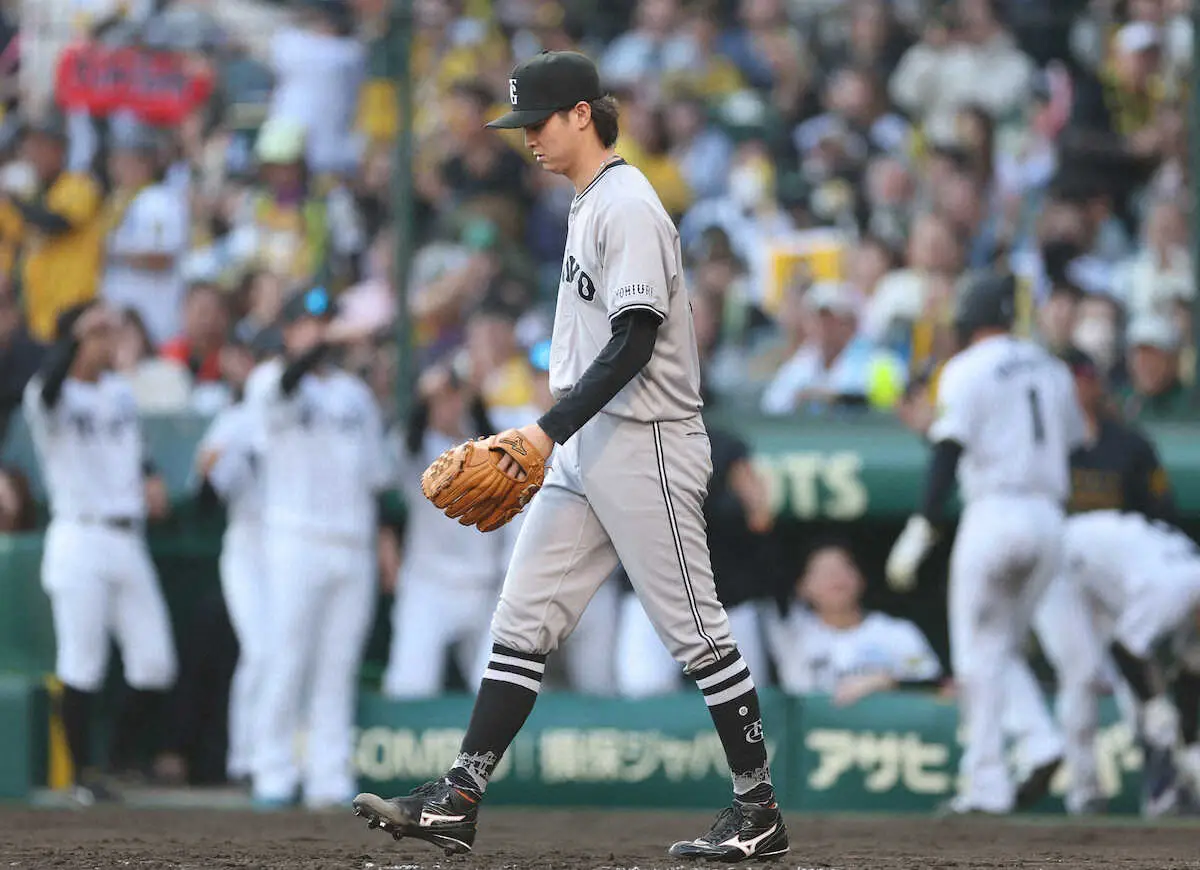 【画像・写真】巨人屈辱！阪神に開幕5戦5敗は77年ぶり　2度追いつかれ、8回に田中瑛が一挙4失点