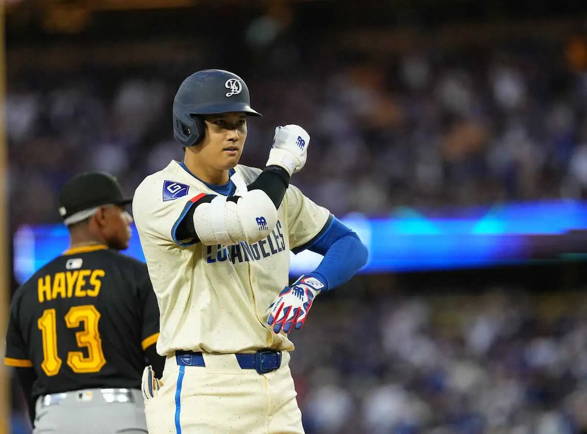 【画像・写真】大谷翔平「いいきっかけの1試合になれば」“パパ初打点”など長打3本でドジャース連敗ストップ貢献