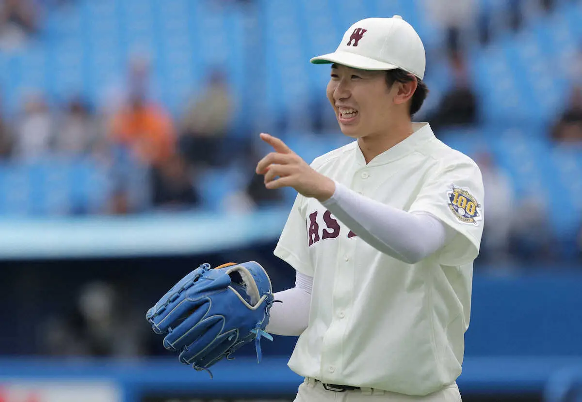 【画像・写真】早大・伊藤樹　粘りの135球　現役リーグ通算最多タイの16勝目