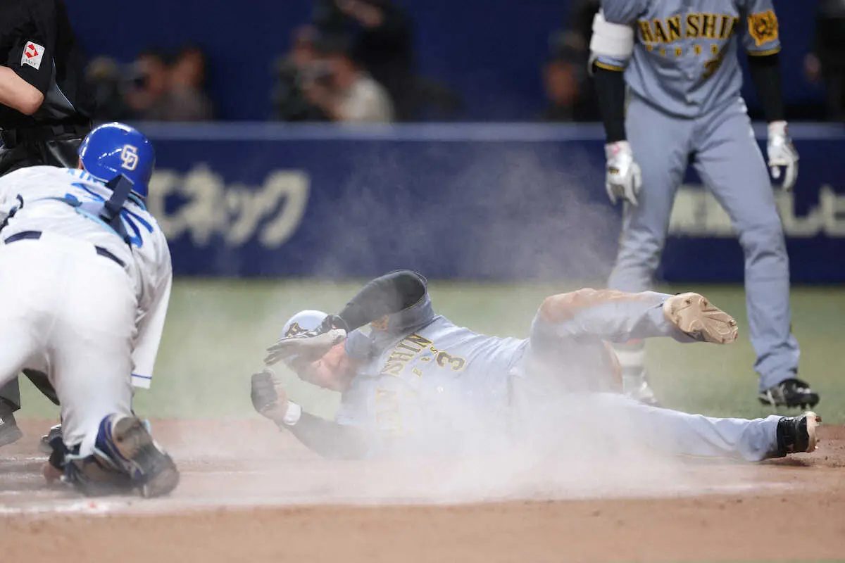【画像・写真】阪神は中日に1―4惜敗　ビジター連勝は8でストップ　先発・才木が今季ワーストタイ4失点