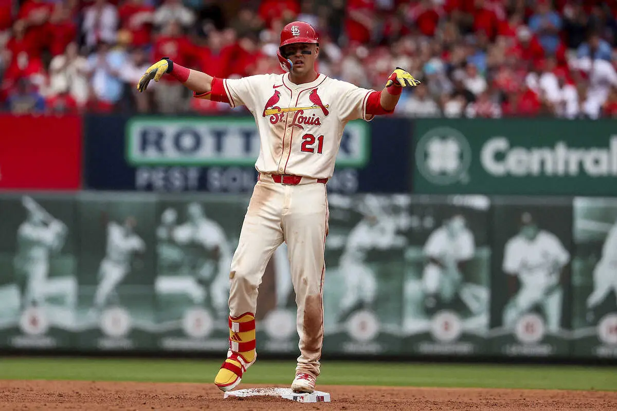 【画像・写真】カージナルス・ヌートバー独占インタビュー　26年WBC出場を熱望「今季のモチベーションの一つに」