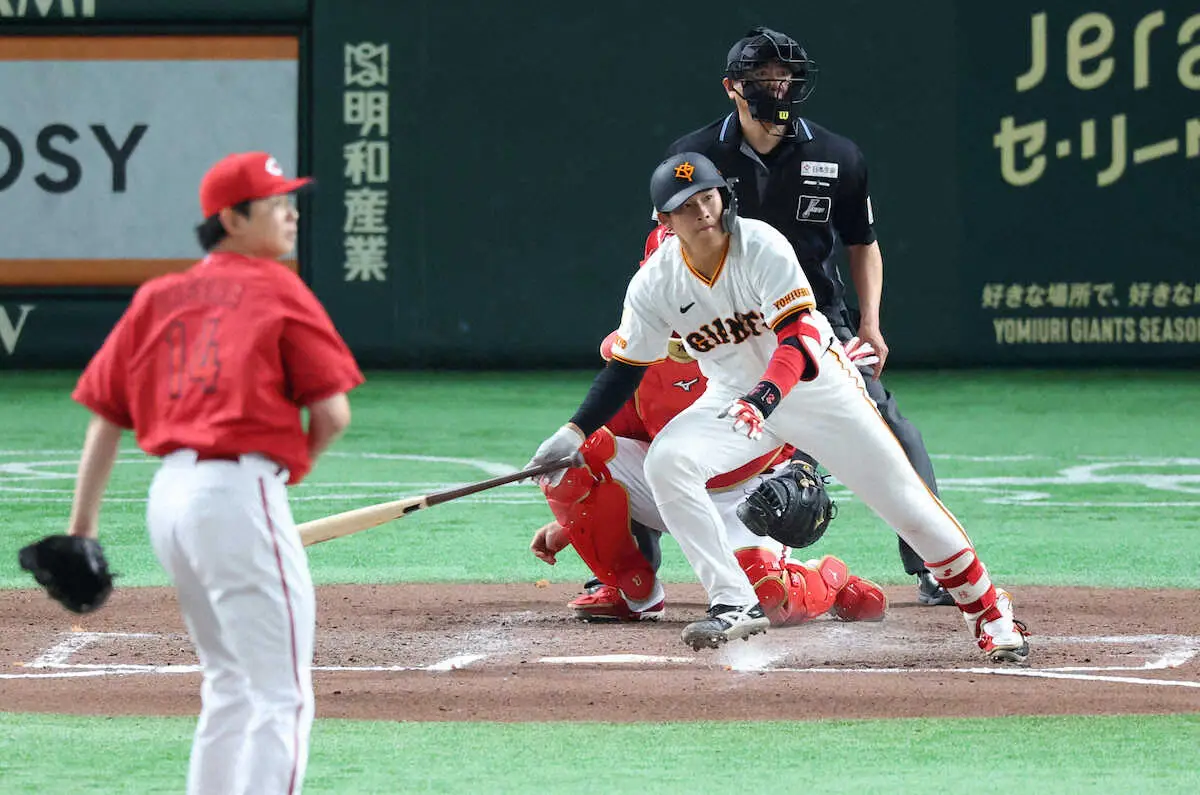 【画像・写真】巨人・阿部監督　増田陸は「素晴らしい一打。練習して良かったなって多分思えたんじゃないですかね」